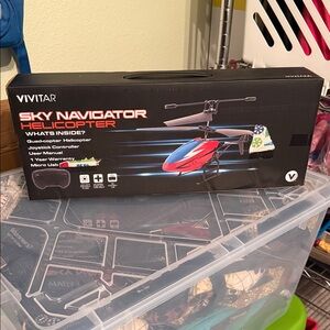 Vivitar Sky Navigator Helicopter - Red and Black